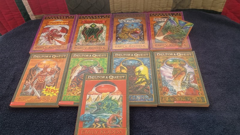 Emily Rodda-Dragons of Deltora #1-4/ Deltora Quest #1-5 PBs-Lot of 9