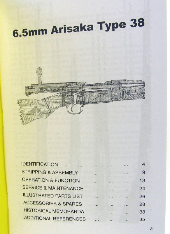 6.5mm Arisaka Type 38 Rifle HANDBOOK Book No. 26 by Ian Skennerton gallery
