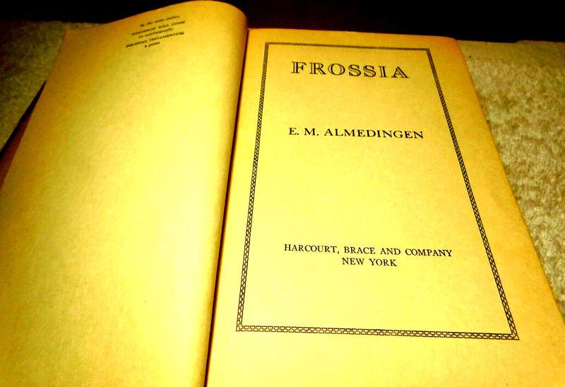 AB~Frossia By: E.M. Almedingen Harcourt, Brace & Comp. AS IS gallery