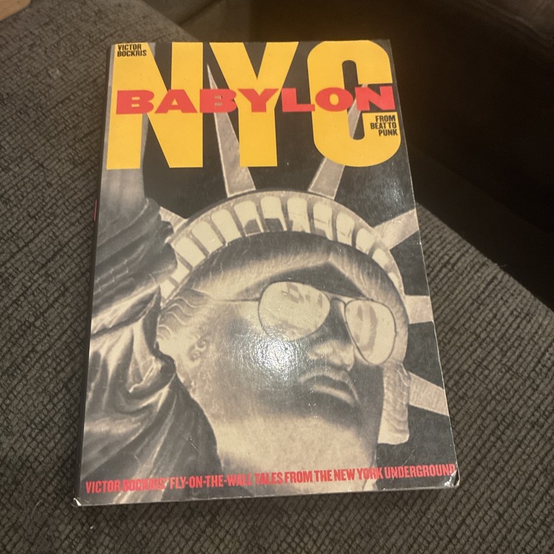 NYC BABYLON: From Beat to Punk- Victor Bockris, ’98 OMNIBUS 1st PB Print*V.RARE!