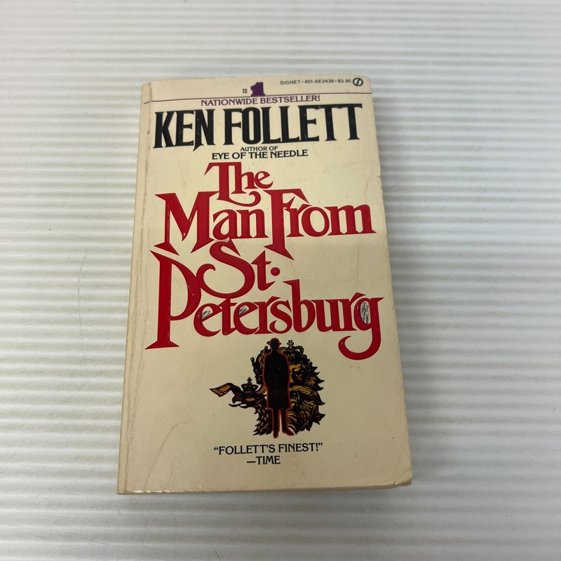 The Man from St. Petersburg Historical Fiction Paperback Book Ken Follett 1983