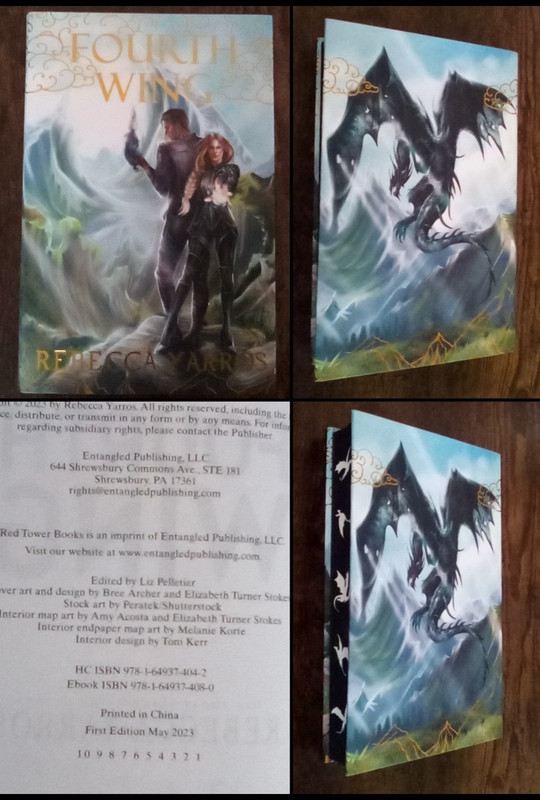 Fourth Wing *SIGNED BOOKPLATE* First Edition, First Print Sprayed Edge Lmtd. Ed. gallery