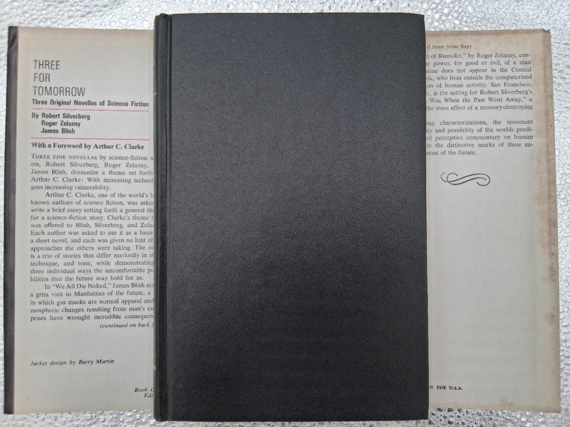 Three for Tomorrow 1969 BCE Hardcover Book with Dust Jacket Science Fiction gallery