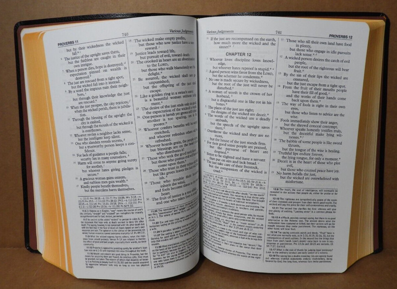 NEW AMERICAN BIBLE (DELUXE SAINT JOSEPH EDITION) ILLUSTRATED 2010 C.B.P EX!! gallery
