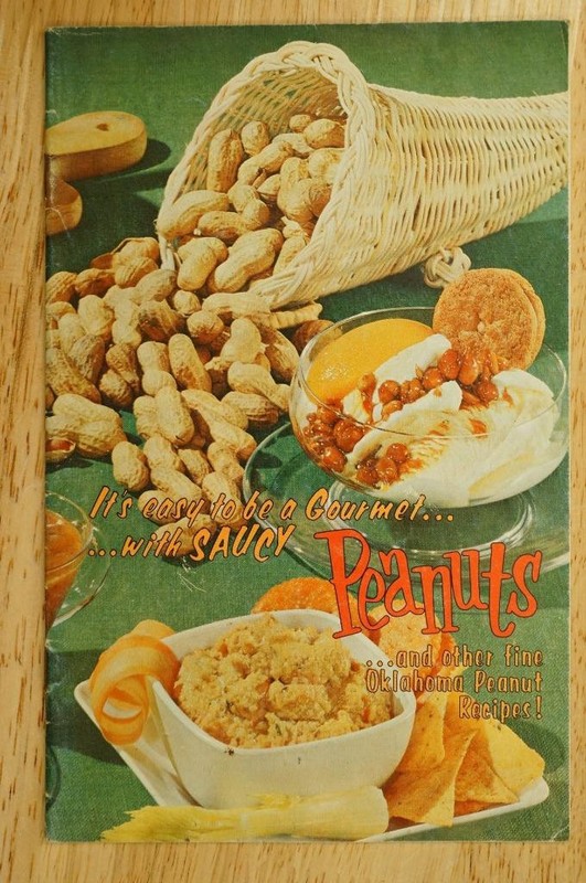 Vintage Cookbook Oklahoma Peanut Commission Recipes 29 Pages 1963