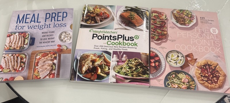Weight Watchers Cookbook Lot Points Plus Personal Points Meal Prep Three Books