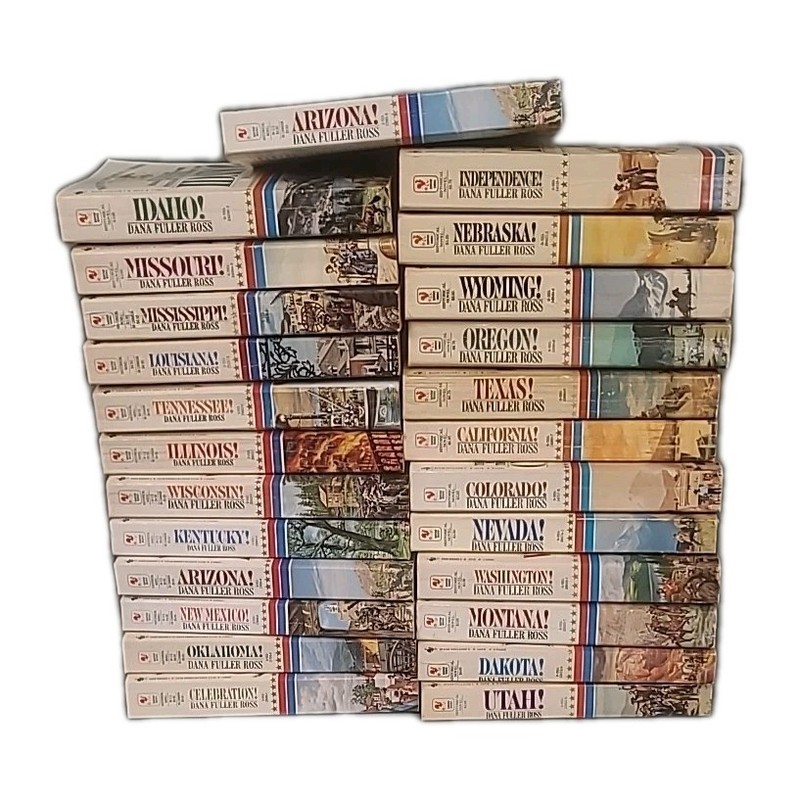 Wagons West Complete Set of 24 by Dana Fuller Ross Paperback + Extra Arizona