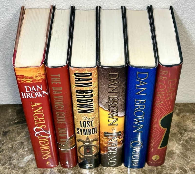 Dan Brown ROBERT LANGDON Complete Series Set (#1-6) Lot of 6 ALL HARDCOVER HC gallery