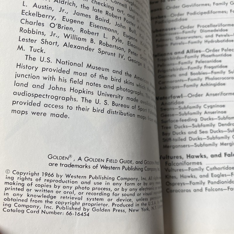 Guide to Field Identification Birds North America Golden Field Guide 1966 Trees gallery