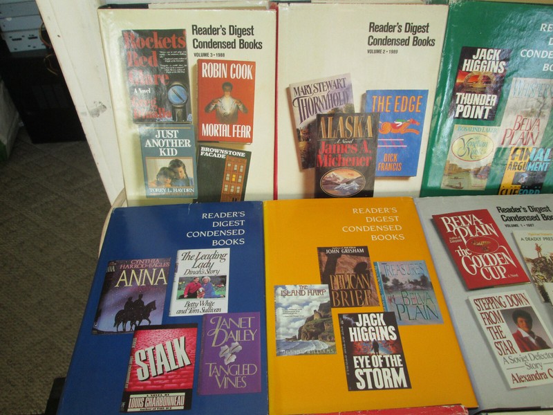 Reader's Digest Condensed Books 4 In 1, LOT OF 10, Great Used Condition gallery