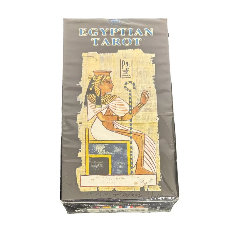 Egyptian Tarot by Lo Scarabeo – Alasia Papyrus – Authentic Deck – NEW 🎆✔