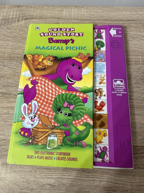 Golden Sound Story BARNEY’S MAGICAL PICNIC Golden Sound Story Book Works