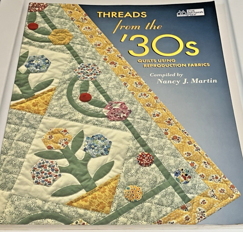 Threads from the 30s REPRODUCTION QUILT FABRIC Pattern Book Templates