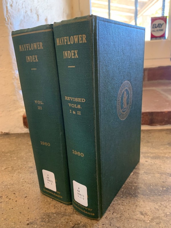Mayflower Index. Volumes I and II, in one, and Volume III.