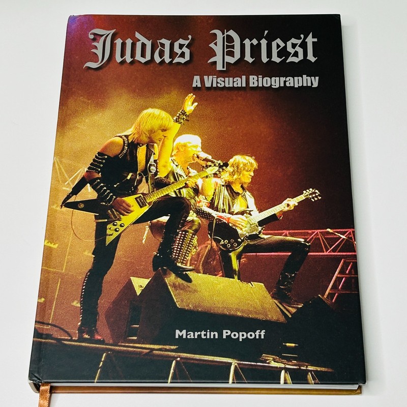 Judas Priest: A Visual Biography by Martin Popoff Large Hardcover Book Art Music
