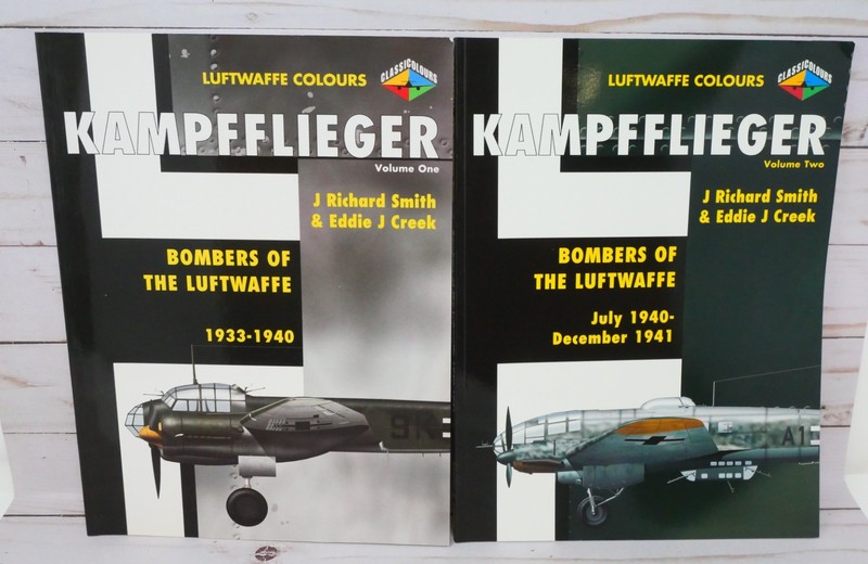Classic Colours Luftwaffe Colours, Kampfflieger Volume One Two Luftwaffe Bombers