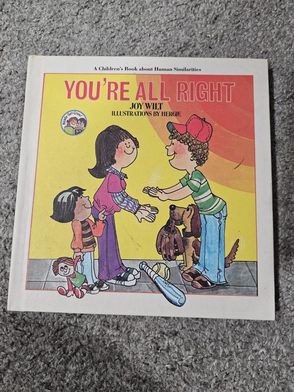 VINTAGE: YOU’RE All RIGHT by Joy Wilt 1979 Edition HB