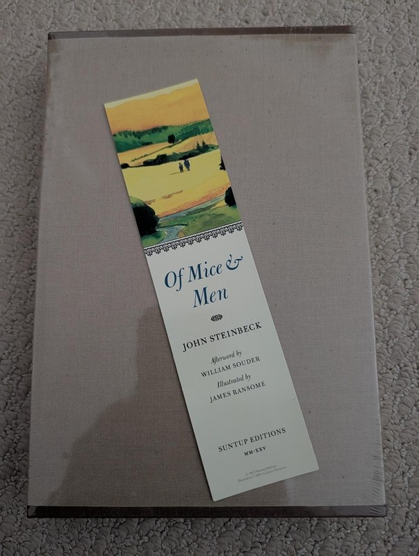 Suntup Of Mice and Men By John Steinbeck Artist Edition Brand New OP gallery
