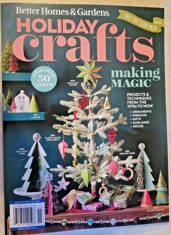 Holiday Crafts Publication by BH&G – Making Magic – Free Pattern Pack – 50 Years