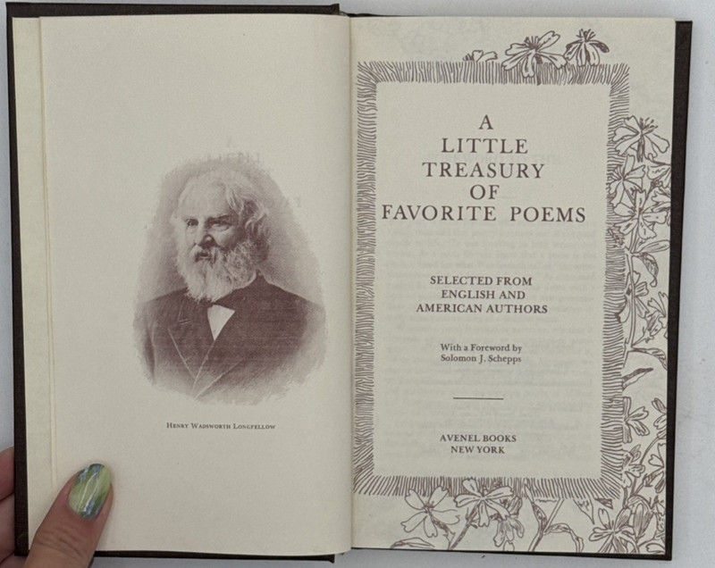 A Little Treasury of Favorite Poems by Varied Authors, HC Book 1978, B175 gallery