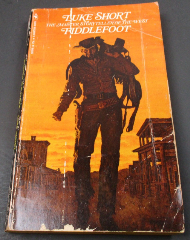 FIDDLEFOOT by Luke Short Bantam Book 3rd Printing 1971 Paperback PB Western