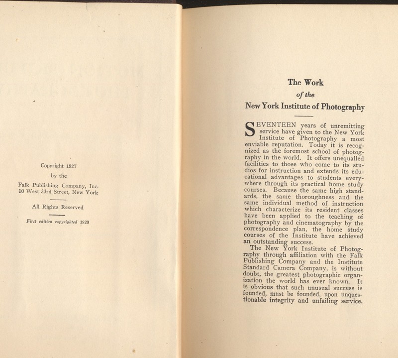 1927 Motion Picture Photography - Carl Louis Gregory - 2nd Edition gallery