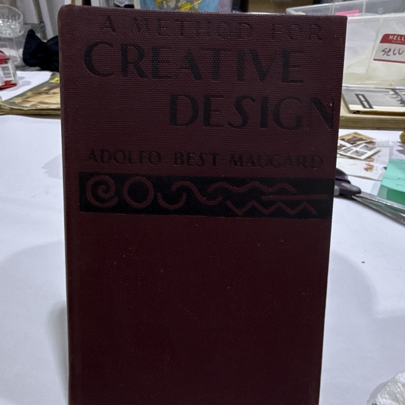 Alfred A. Knopf A Method for Creative Design Adolfo Best-Maugard 1942 HC Illus