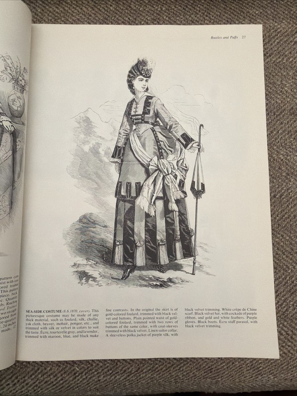 Victorian Fashions and Costumes From Harper's Bazar 1867 - 1898 Softcover 1974 gallery
