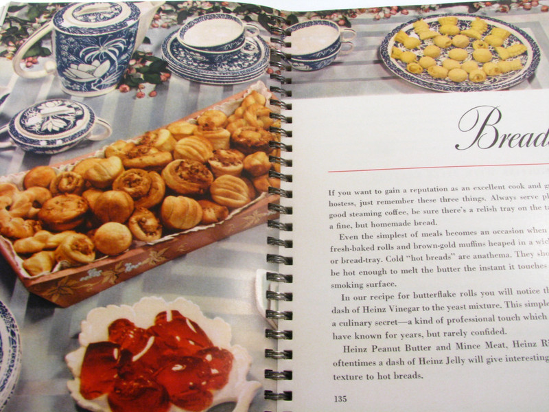 Vintage Heinz Recipe Book Spiral Bound 1939 Ring Wire Bound WWII Cookbook gallery