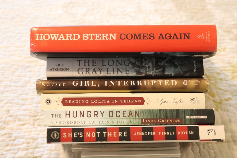 Assorted Books Lot of 6 NonFiction: Howard Stern, Azar Nafisi, Rick Atkinson +