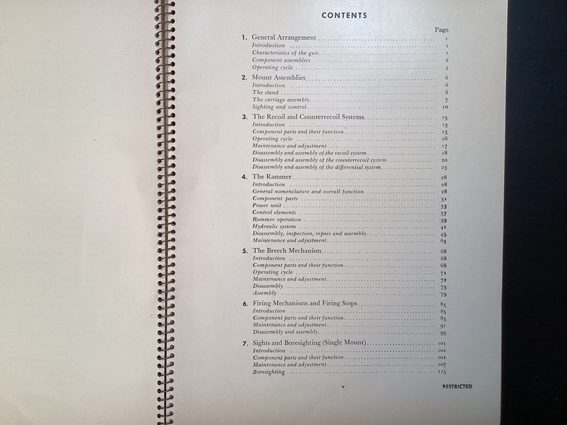 1945 Navy 5 Inch 38 Caliber Gun Student Guide in Maintenance Procedures SC Book gallery