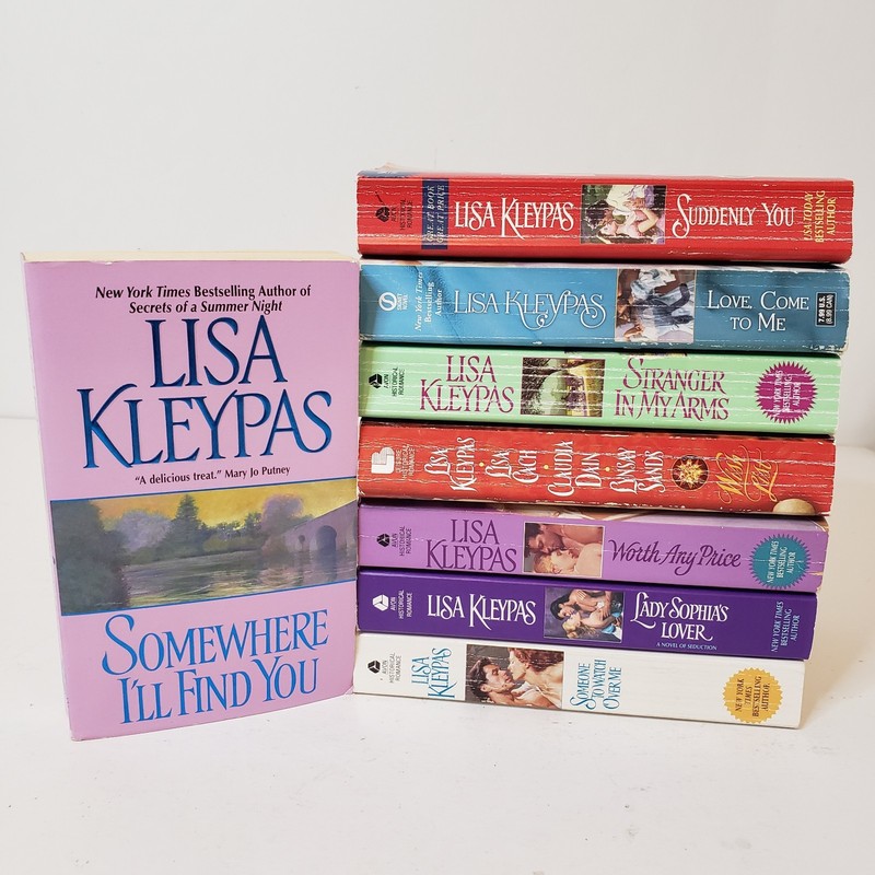 Lisa Kleypas Lot Of 8 PB Books Bow Street Runners 1-3 Stranger In My Arms