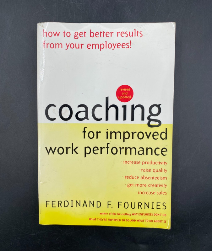 Coaching for Improved Work Performance (Book, Paperback)by Ferdinand F. Fournies