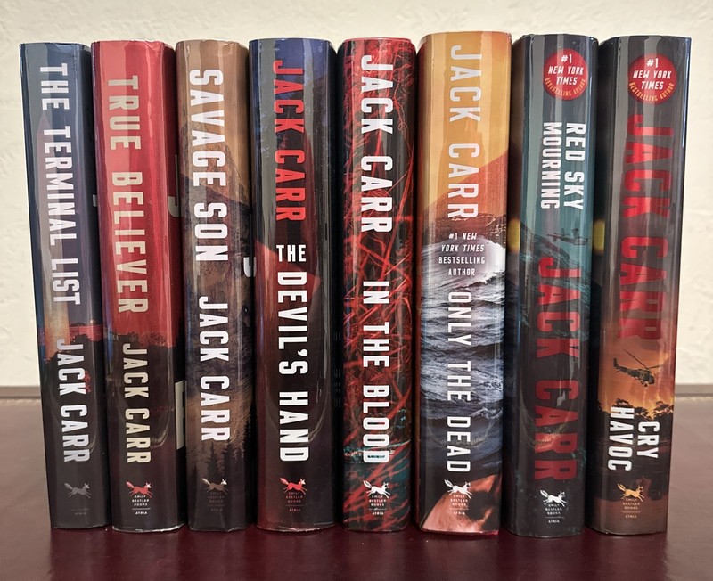 1st Printing, First Edition – The Terminal List Set by Jack Carr