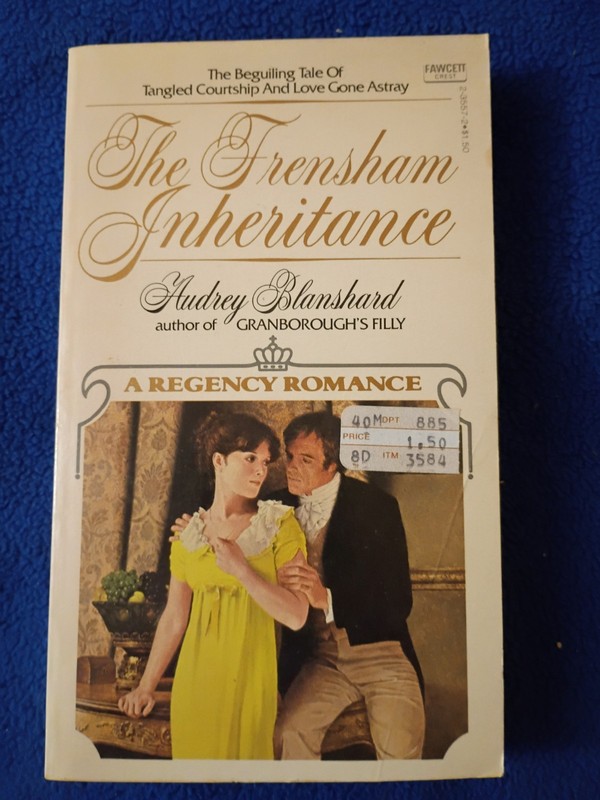 Frensham Inheritance 1974 Vintage Regency Romance Paperback Audrey Blanshard 1st