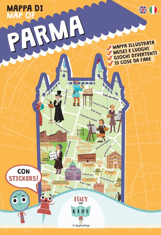 Mattia Cerato Sara Mappa di Parma illustrata. Con adesi (Paperback) (UK IMPORT)