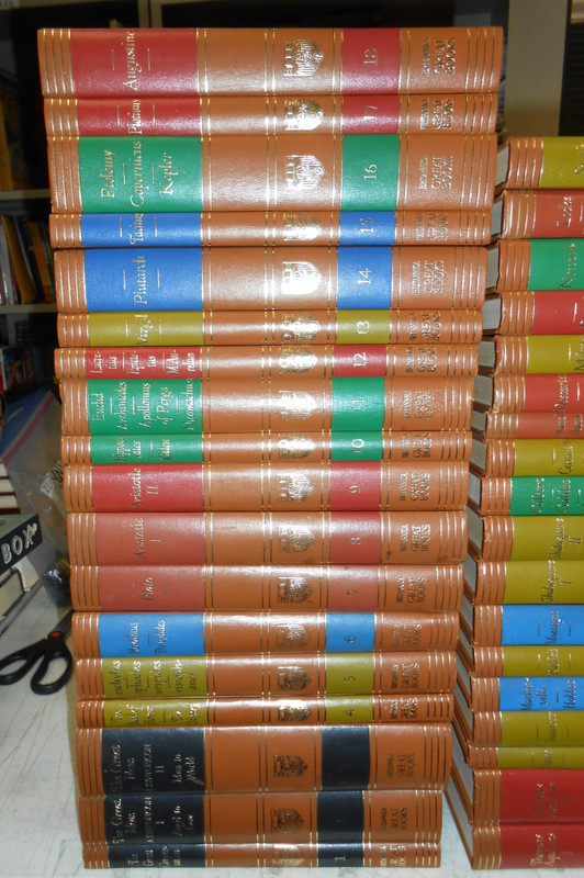 Britannica GREAT BOOKS OF THE WESTERN WORLD Complete 54 Vol 1952 - HC VGC gallery