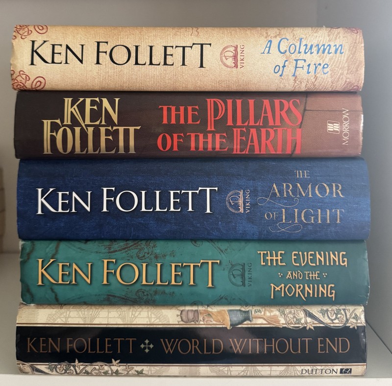 Complete Series Set KINGSBRIDGE 1-4 Ken Follett Lot 5 HB/DJ