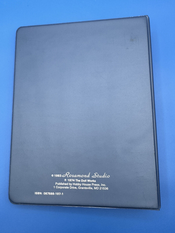 1983 Rosamond Studios DOLL RECORD BOOK Hardcover Doll List w/ Details 68 pages gallery