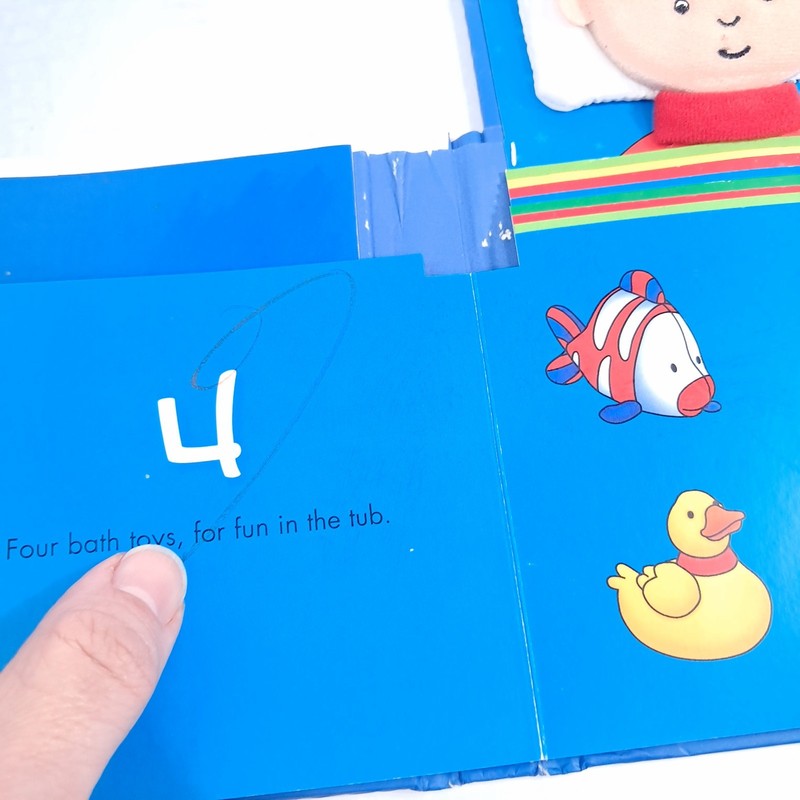 Caillou: My Little Bed Count from 1 to 10 book Chouette 2012 bedtime learning gallery