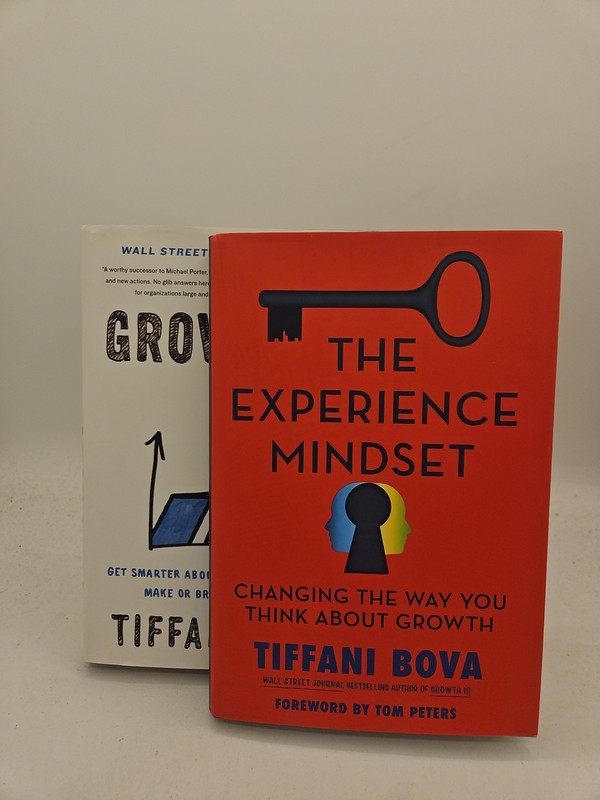 Growth IQ And The Experience Mindset Tiffani Bova HC DJ VG Condition P2