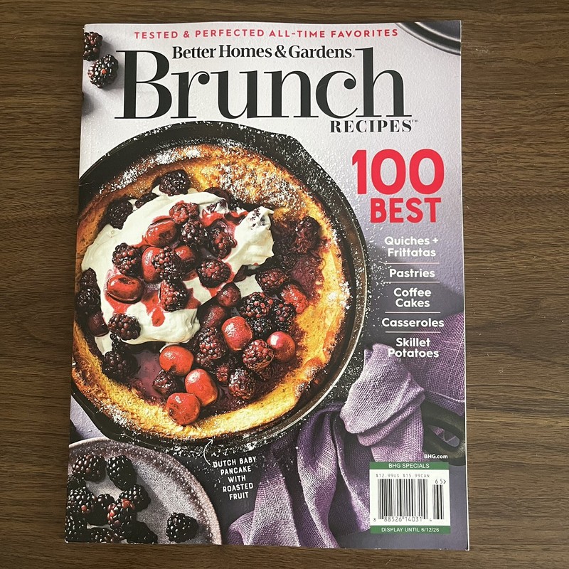 Brunch Recipes by BH&G – 100 Best Quiches & Frittatas – Pastries – Coffee Cakes