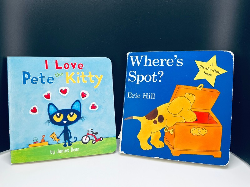 Lot of 10 Children's Baby Toddler Board Picture Books Kids Daycare Family VIDEO gallery