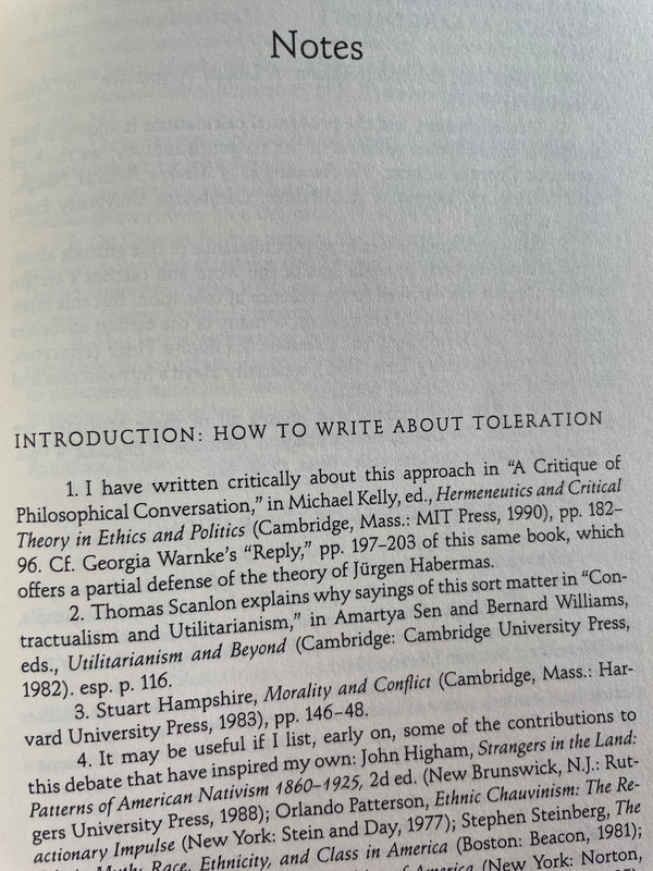 On Toleration / Michael Walzer (Yale University Press 1997 hardcover) gallery
