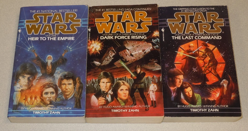 STAR WARS Paperback book Thrawn Trilogy Set Heir Empire Dark Force Command New