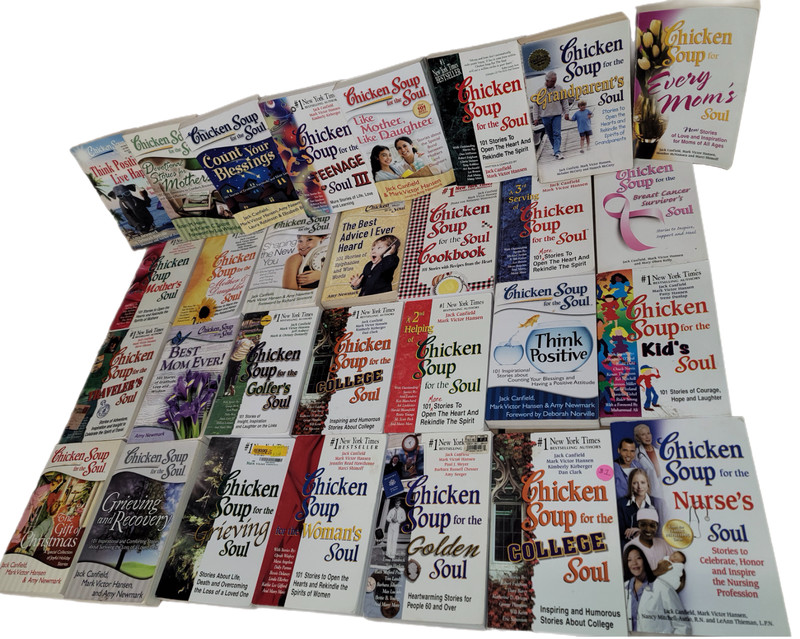 Lot of 8 Chicken Soup For The SOUL Books SELF HELP ESTEEM INSPIRE Random MIX Set gallery