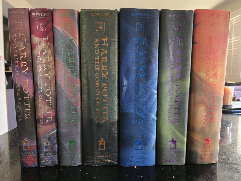 Harry Potter Scholastic and J. K. Rowling, Hardcover First Editions