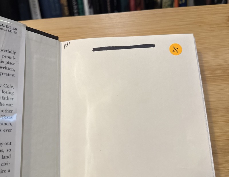 All the Pretty Horses - Cormac Mccarthy (Hardcover) Later Print, Ex-Lib. G gallery