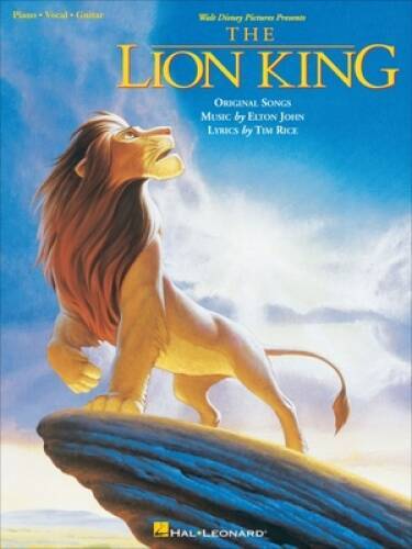 Walt Disney Presents The Lion King: Original Songs (Piano, Vocal) – GOOD