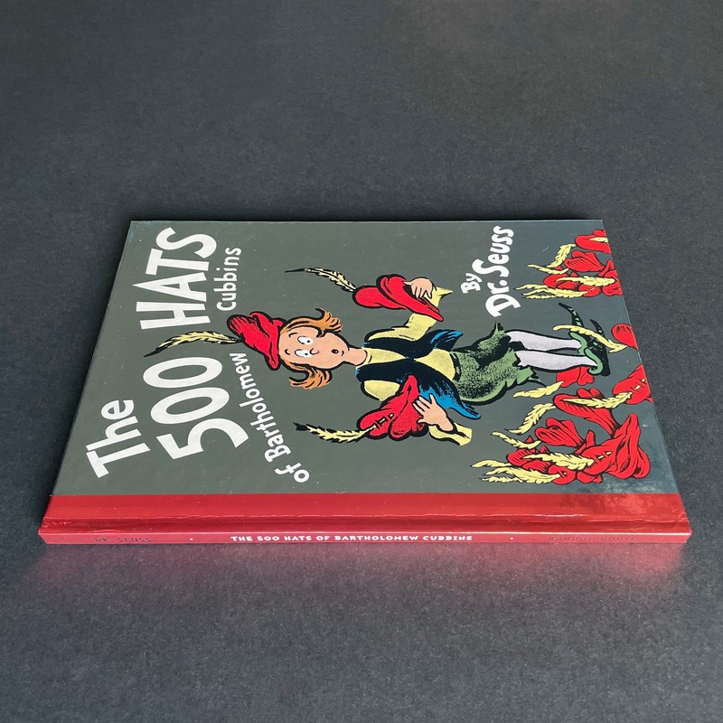 The 500 Hats of Bartholomew Cubbins • Seuss • Metallic Cover • Color Enhanced gallery